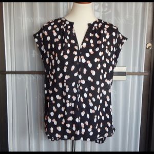 Philosophy polka dot blouse